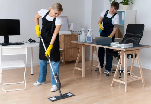 Nettoyage de bureau professionnel à Montgueux